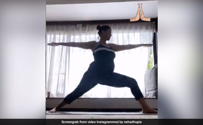 Mom-To-Be Neha Dhupia Shares A Post From Her Yoga Diaries