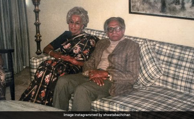 Shweta Bachchan's "Serendipitous Find" In A Bunch Of Old Polaroids - A Pic Of Grandparents Harivansh Rai And Teji Bachchan