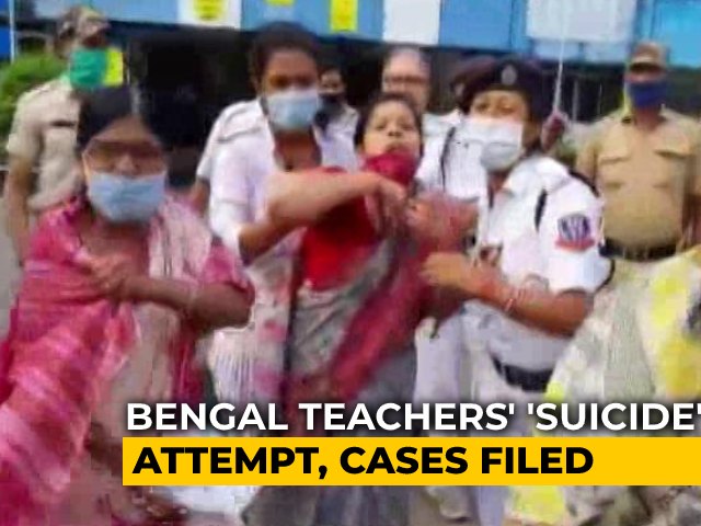 Bengal Teachers Allegedly Drink Poison In Protest, Trinamool Blames BJP