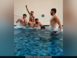 Watch: Mumbai Indians Players Play Pool Volleyball After Quarantine Ends In UAE Watch: Mumbai Indians Players Play Pool Volleyball After Quarantine Ends In UAE