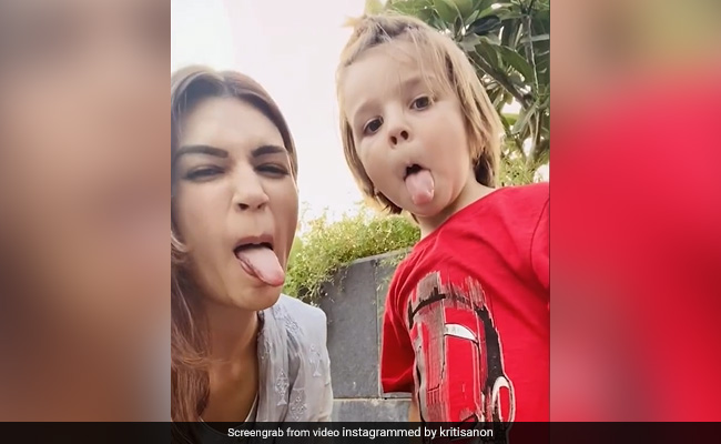 "My Blue-Eyed Son": Kriti Sanon "Became A Child With" Little Jacob On <i>Mimi</i> Set