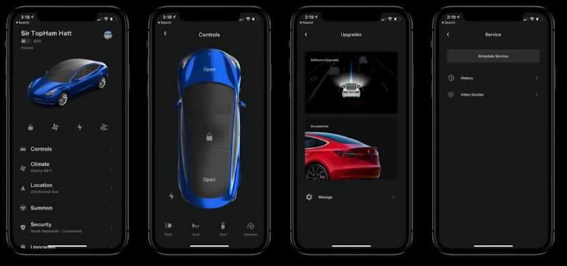 Tesla Updates Mobile App With New User Interface & Features