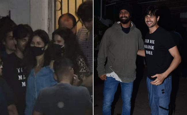 Katrina Kaif And Rumoured Boyfriend Vicky Kaushal Watch <I>Shershaah</i> Together. Pics Here