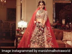 Kriti Sanon ने  दुल्हन के लिबास में लगाए चार-चांद , मनीष मल्होत्रा के लेटेस्ट कलेक्शन की तस्वीरें आईं सामने