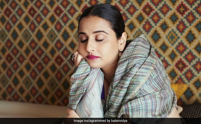 Vidya Balan Was "Done Shooting" But Her Team Wasn't. So, She Did This
