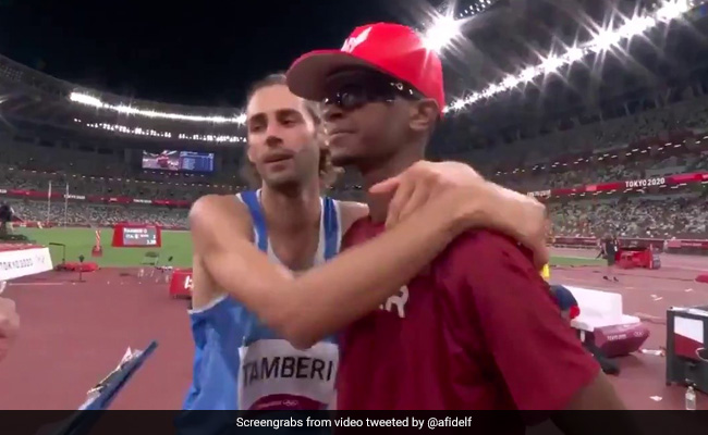 Watch: The Iconic Moment Two Friends Agreed To Share Olympic Gold