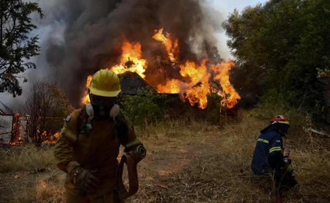 Dozen Homes Destroyed, 5 Hospitalised In Greece Forest Fire