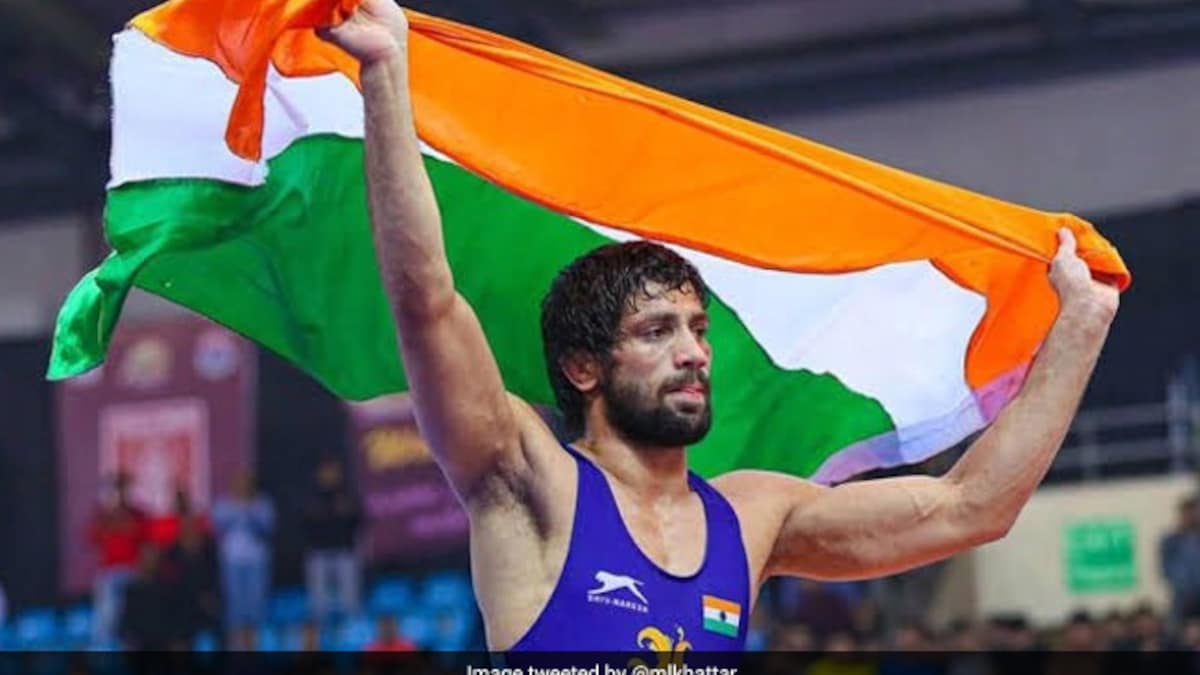 Ravi Dahiya Wins HatTrick Of Asian Championship Gold Medals