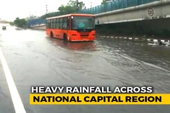 Intense Rain In Delhi, Waterlogged Roads, Traffic Jams Intense Rain In Delhi, Waterlogged Roads, Traffic Jams