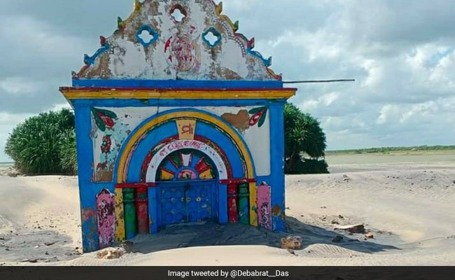 Giant Sea Waves Swallow Centuries-Old Temple In Odisha