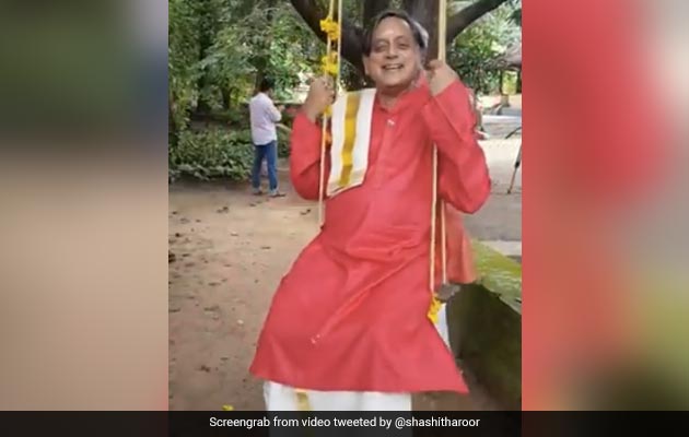 "There's An Onam Swing Tradition....": Shashi Tharoor's Video Greeting