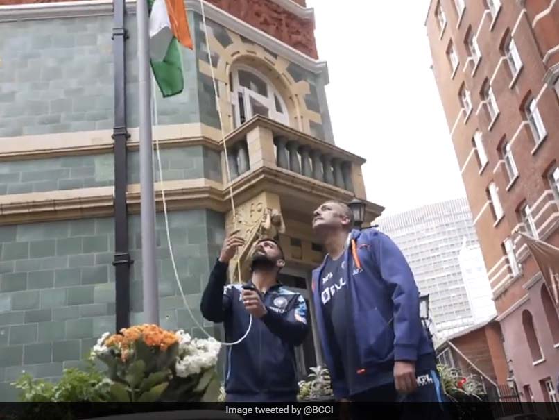 Watch: Virat Kohli, Ravi Shastri Lead Team India's Flag Hoisting Ceremony In London On Independence Day