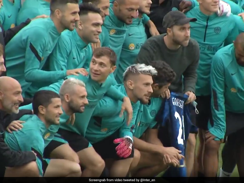 Watch: Christian Eriksen Visits Inter Milan Training Ground For First Time Since Cardiac Arrest