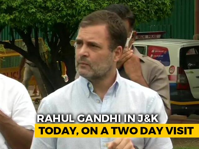 Rahul Gandhi, 2 Years After He Was Made To Go Back, Returns To J&K Today