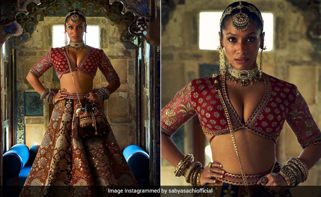 Masaba Gupta Looks Like A Quintessential <i>Maharani</i> In A Stunning Sabyasachi <i>Lehenga</i>