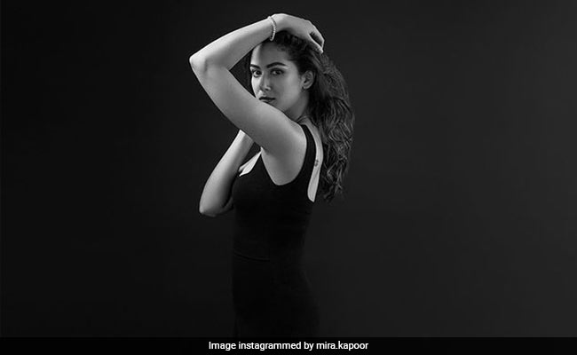 We Can't Look Away As Mira Kapoor Ditches The Little Black Dress For A Striking Monochrome Top And Trousers