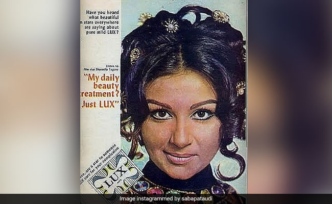 A Vintage Ad Featuring The Evergreen Sharmila Tagore, Shared By Daughter Saba Ali Khan