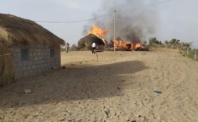 MiG-21 Fighter Jet Crashes In Rajasthan, Sets Hut On Fire; Pilot Safe