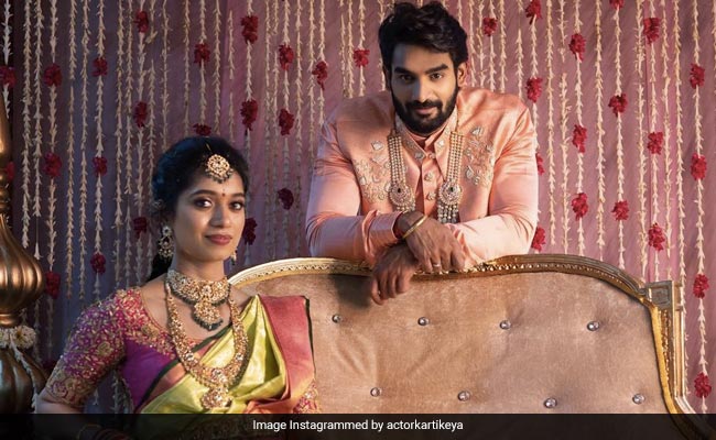 Actor Kartikeya Gummakonda Gets Engaged To Lohitha Reddy. See Pics