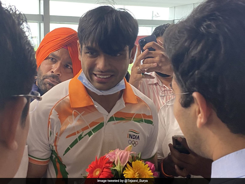 Neeraj Chopra, Other Medallists, Athletes Return Home To Huge Celebrations