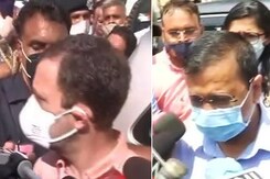Rahul Gandhi, Arvind Kejriwal Meet Family of 9-Year-Old Delhi Girl Allegedly Raped, Murdered Rahul Gandhi, Arvind Kejriwal Meet Family of 9-Year-Old Delhi Girl Allegedly Raped, Murdered