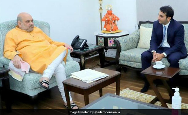 अदार पूनावाला ने अमित शाह से की मुलाकात, बोले- कोवोवैक्स वैक्सीन अक्टूबर तक हो सकती है लॉन्च
