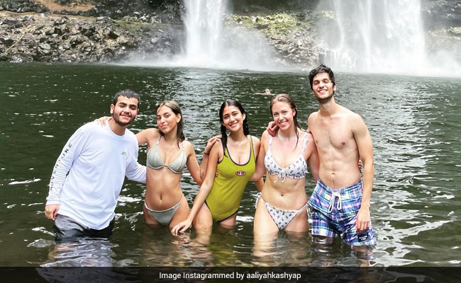 Aaliyah Kashyap Goes Hiking With Friends In Hawaii. See Pics From Wailua Falls