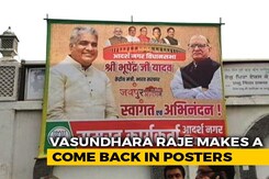 Vasundhara Raje Finds Spot Back On BJP Posters In Rajasthan Vasundhara Raje Finds Spot Back On BJP Posters In Rajasthan