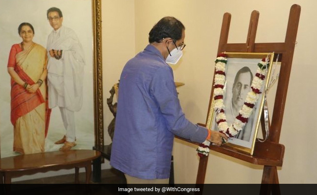 Uddhav Thackeray Pays Tributes To Rajiv Gandhi On His 77th Birth Anniversary