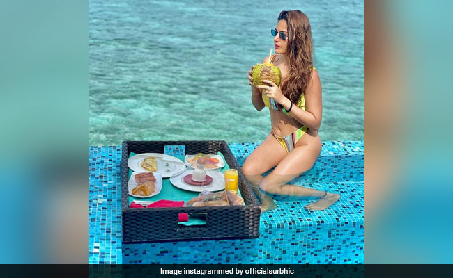 In Maldives, Surbhi Chandna Had Breakfast With A Stunning View