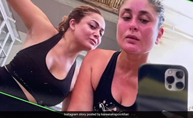 Kareena Kapoor And Amrita Arora's Work Out Session Calls For Mandatory Selfies