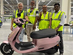 Ola Electric Rolls Out First Production-Spec S1 Electric Scooter