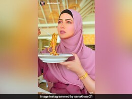 From Breakfast To Lunch: Sana Khan's Maldives Vacation Is All About Good Food