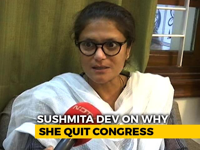 "No Issues With Sonia, Rahul Gandhi": Sushmita Dev On Joining Trinamool