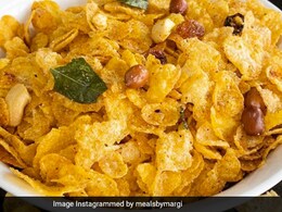 How To Make Crunchy Cornflakes Chivda - A Delicious Tea-Time Snack In Under 10 Minutes