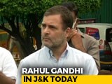 Video : Rahul Gandhi, 2 Years After He Was Made To Go Back, Returns To J&K Today
