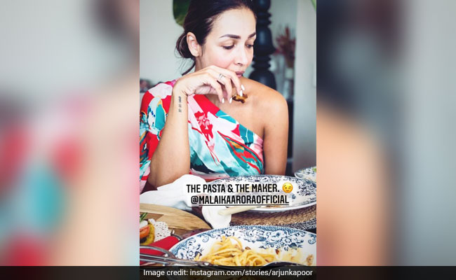When Malaika Arora Cooked Pasta For Boyfriend Arjun Kapoor. A Scene From Their Sunday Lunch