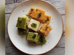Independence Day 2021 Special: How To Make Tri Colour Dhokla (Watch Recipe Video)