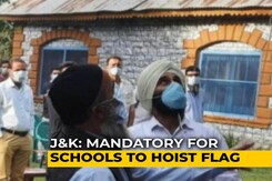 Terrorist Burhan Wani's Father Hoists National Flag In J&K's Pulwama Terrorist Burhan Wani's Father Hoists National Flag In J&K's Pulwama