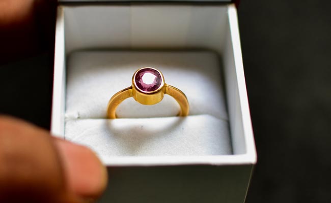 He Wouldn't Want To Take Off These Gold Rings From His Fingers