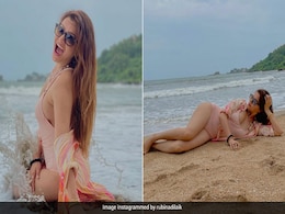 Rubina Dilaik In A Peach Swimsuit Reminds Us Of Stylish Summer Days By The Seashore Rubina Dilaik In A Peach Swimsuit Reminds Us Of Stylish Summer Days By The Seashore