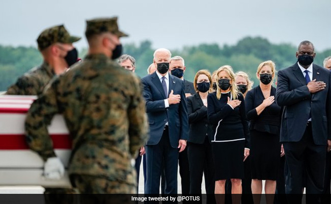 "Ultimate Sacrifice": Biden Leads Tributes To US Troops Killed In Kabul