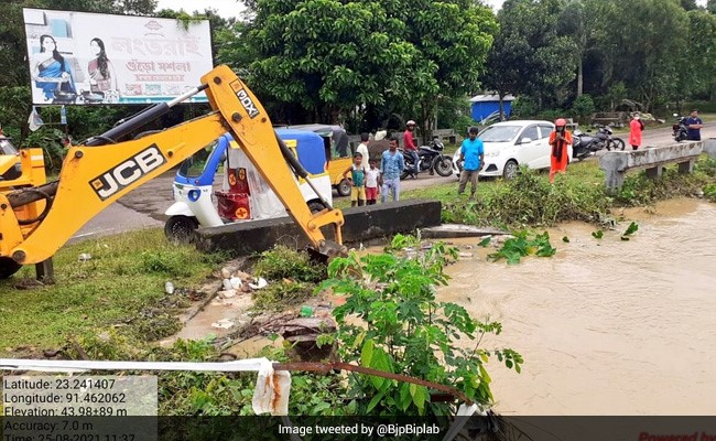 1 Dead, Two Injured In Tripura Landslides