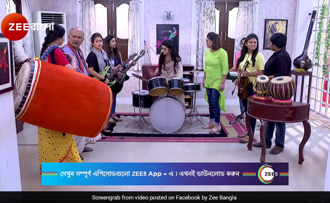 Playing Drums While Standing? Bengali TV Show Trolled For This Viral Scene