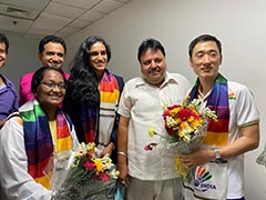 Double Olympic Medallist PV Sindhu Returns Home To Grand Welcome