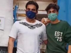 एक्स वाइफ मलाइका अरोड़ा की फैमिली के साथ लंच पर पहुंचे अरबाज खान, वायरल हुआ Video