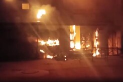 Fire Breaks Out At Hyderabad's Prakash Theatre Fire Breaks Out At Hyderabad's Prakash Theatre