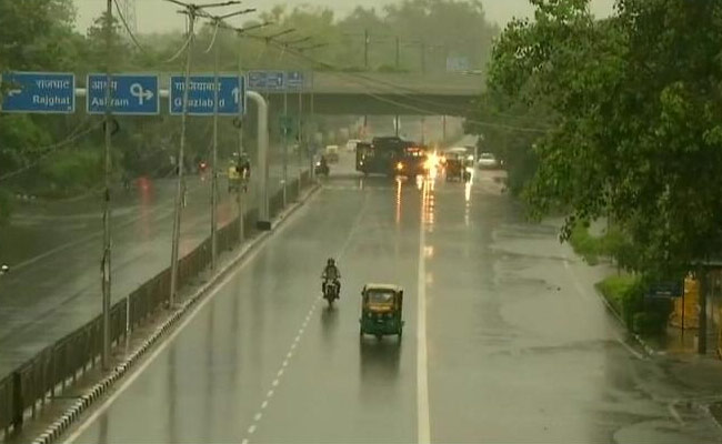 Rain, Hail Bring Relief From Heat To Delhi-NCR