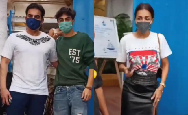 एक्स वाइफ मलाइका अरोड़ा की फैमिली के साथ लंच पर पहुंचे अरबाज खान, वायरल हुआ Video