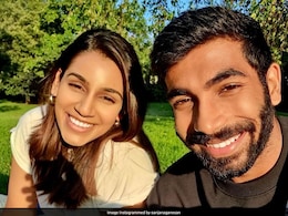 "Sunshine Smiles" As Jasprit Bumrah And Sanjana Ganesan Bask In The Sun In This Adorable Pic "Sunshine Smiles" As Jasprit Bumrah And Sanjana Ganesan Bask In The Sun In This Adorable Pic
